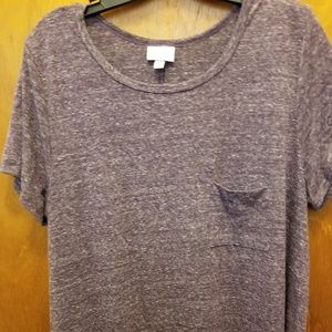 Lularoe Purple Heathered Carly Dress